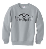 "Proud To Be A Winger" Glitter Crewneck Sweatshirt - Youth