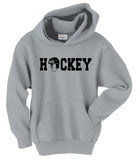 "Hockey" Hooded Sweatshirt - Adult